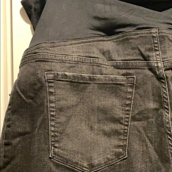 Isabel Maternity MIDI Shorts Black 8 waist 29 NWT - Picture 5 of 12